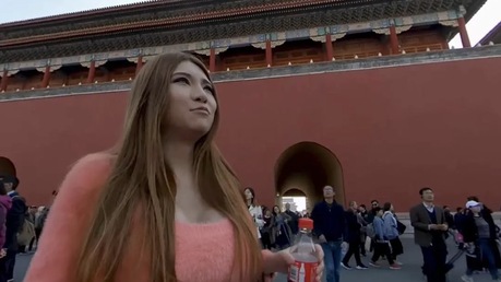 北京天安门和紫禁城旅游360全景视频